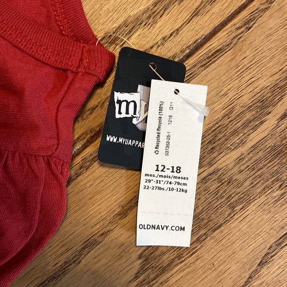 NWT ~ Old Navy HELLO KITTY Indiana Hoosiers Spirit L/S T-Shirt ~ 12-18 months - Picture 7 of 8